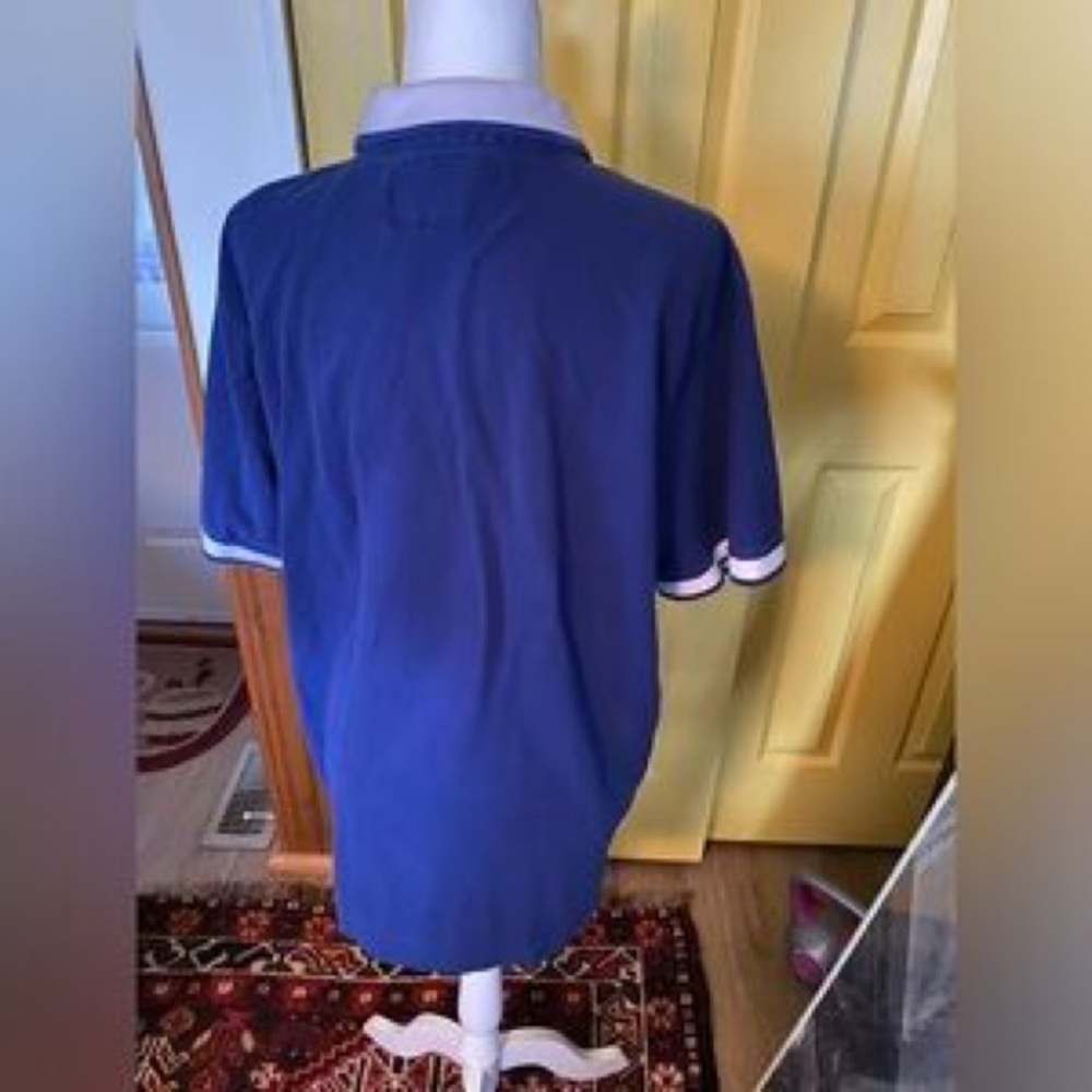 NHL Royal Blue Polo with White Trim - Picture 3 of 4
